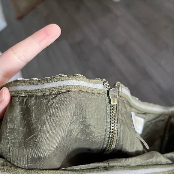 Michael Kors| Linen Printed Strapless Dress in Neutral Chevron Print, Size 6••• - Picture 8 of 12